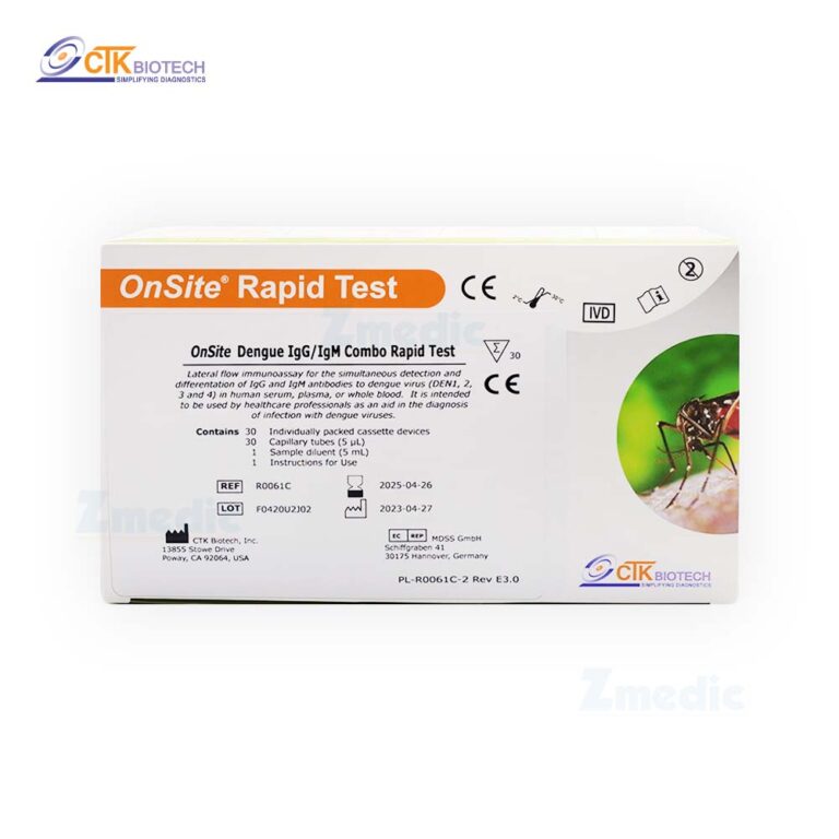 CTK OnSite Dengue IgG IgM Combo Rapid Test Zmedic