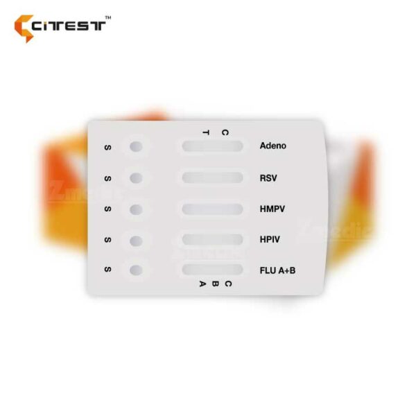 Citest Adenovirus/RSV/HMPV/HPIV/Influenza A+B Combo Rapid Test​