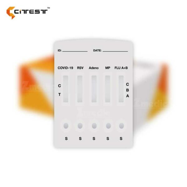 Citest SARS-CoV-2/Influenza A+B/RSV/Adenovirus/M.pneumoniae Antigen Combo Rapid Test​